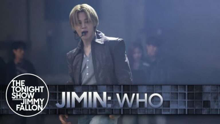 BTS Jimin performs 'Who' for the first time on The Jimmy Fallon Show