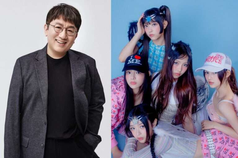 Before meeting Min Heejin, the choreography version of NewJeans was directed by Bang Si Hyuk