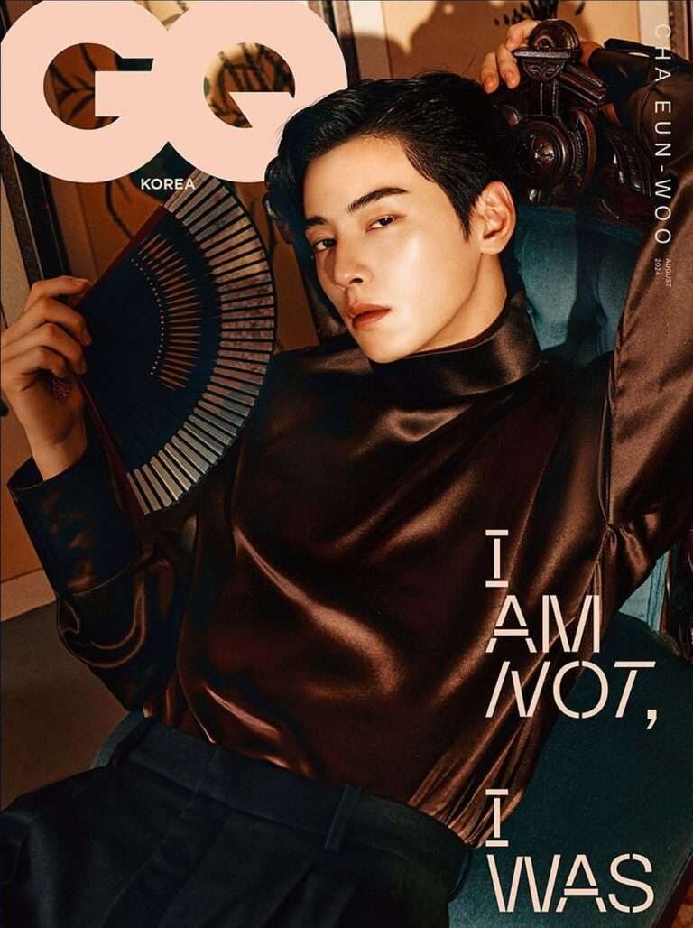 Cha Eunwoo drove netizens crazy when he wore Saint Laurent on the cover of 'GQ' August issue