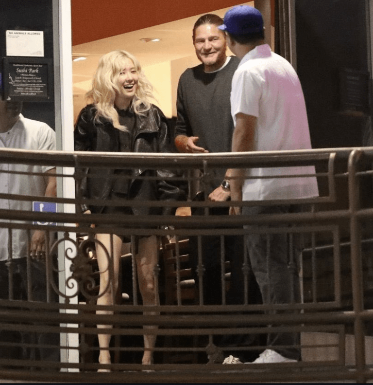 BLACKPINK Rosé was spotted filming something in the US
