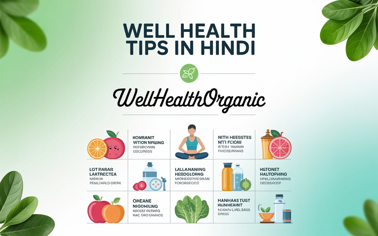 Well Health Tips In Hindi Wellhealthorganic